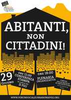 Per il diritto alla città dei beni comuni!